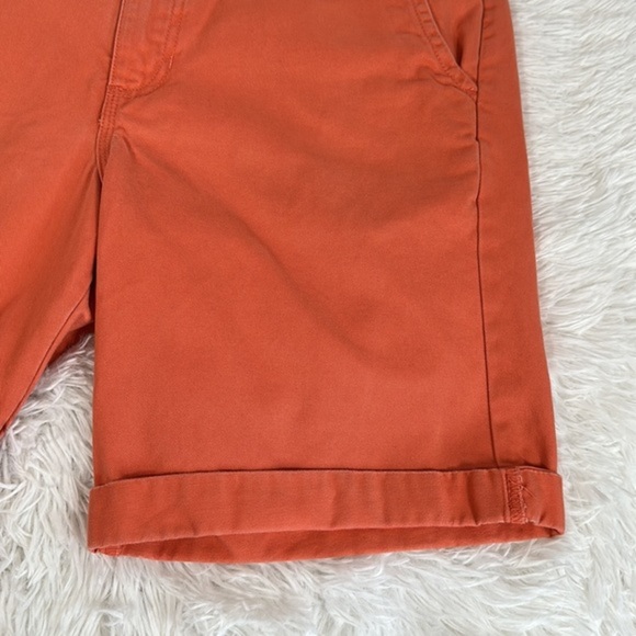 Vans Coral/Orange Denim Style Shorts - Picture 4 of 8